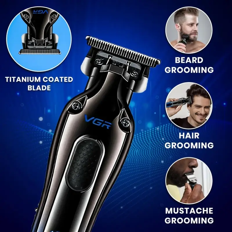 Триммер для стрижки волос VGR V-998 Зеленый