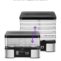 Сушилка для овощей и фруктов КТ-1957 - 450 Вт Сушилка для овощей и фруктов КТ-1957 - 450 Вт