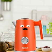 Чайник электрический металлический КТ-6144 - 1.7 л