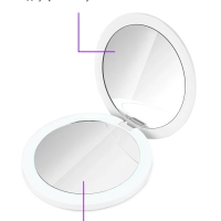 Косметическое зеркало с подсветкой и увеличением КТ-4124 Косметическое зеркало с подсветкой и увеличением КТ-4124