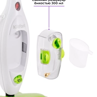 Паровая швабра с насадками КТ-1060 - 1300 Вт - 300 мл Паровая швабра с насадками КТ-1060 - 1300 Вт - 300 мл