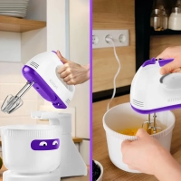 Миксер кухонный электрический &laquo;2 в 1&raquo; КТ-3490 - 100 Вт