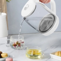 Чайник электрический стеклянный с подсветкой КТ-6169 - 1.8 л