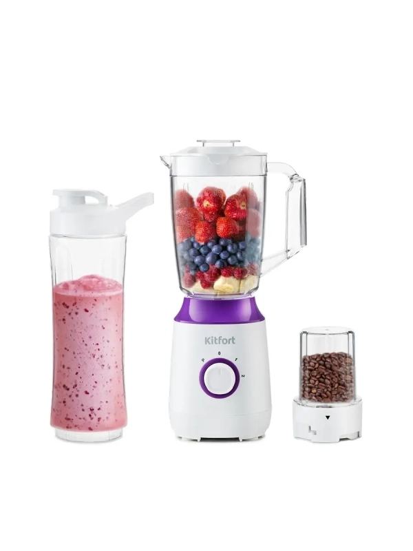 Блендер стационарный с чашей КТ-3036 (3 в 1) - 350 Вт Блендер стационарный с чашей КТ-3036 (3 в 1) - 350 Вт