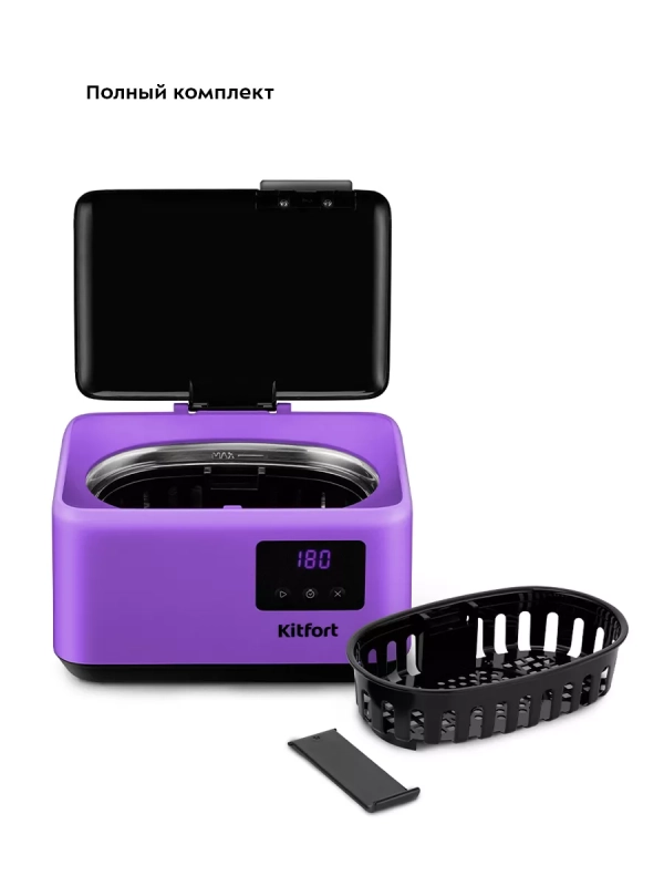 Ультразвуковая ванна для украшений КТ-6340 - 50 Вт Ультразвуковая ванна для украшений КТ-6340 - 50 Вт