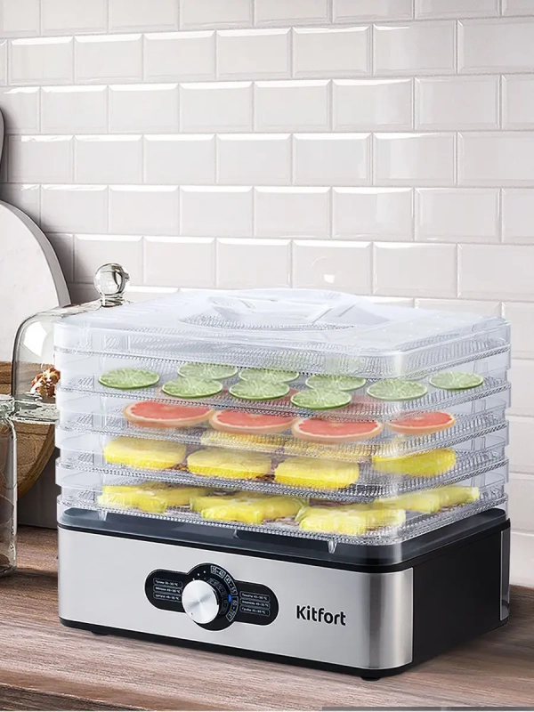 Сушилка для овощей и фруктов КТ-1913 - 240 Вт Сушилка для овощей и фруктов КТ-1913 - 240 Вт