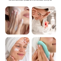 Силиконовая щетка для лица для умывания КТ-3196 Силиконовая щетка для лица для умывания КТ-3196