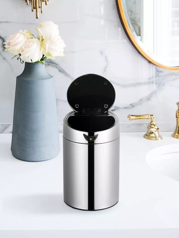 Мусорное ведро сенсорное с крышкой КТ-6018 - 1 л