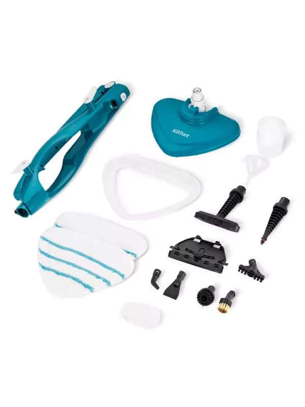 Паровая швабра с насадками КТ-1081 (2 в 1) - 1500 Вт