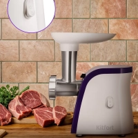 Мясорубка электрическая с насадками КТ-2119 - 350 Вт Мясорубка электрическая с насадками КТ-2119 - 350 Вт