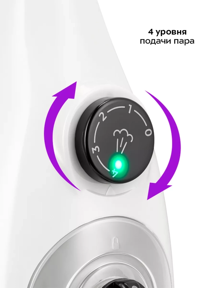 Паровая швабра и пароочиститель КТ-3922 (2 в 1) - 1300 Вт