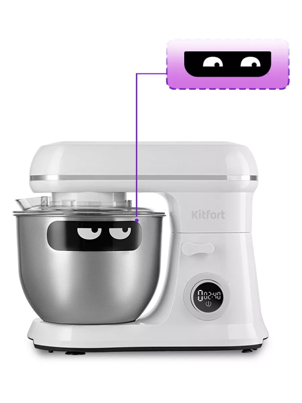 Планетарный миксер кухонный электрический с чашей КТ-4401