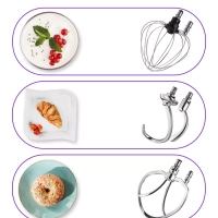 Планетарный миксер кухонный КТ-4404 (3 в 1) - 1900 Вт