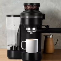 Кофейная станция кофеварка и кофемолка КТ-7375 - 130 Вт Кофейная станция кофеварка и кофемолка КТ-7375 - 130 Вт