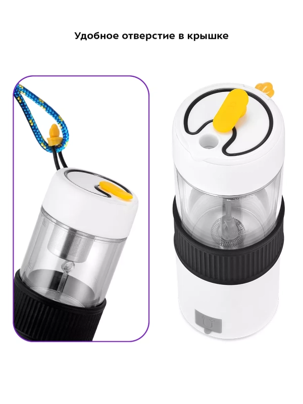 Капучинатор электрический КТ-7408 (4 в 1) - 300 Вт