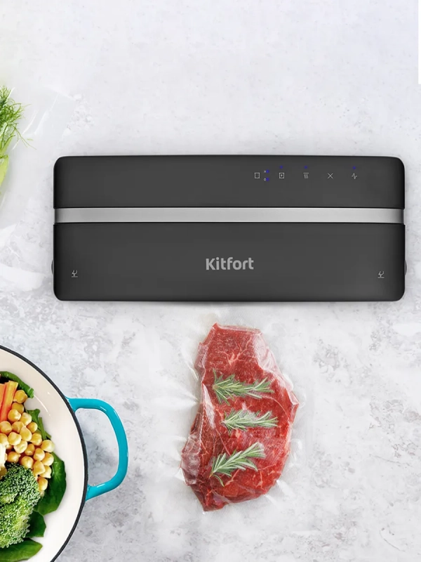 Вакууматор КТ-1526 вакуумный упаковщик для продуктов 110 Вт Вакууматор КТ-1526 вакуумный упаковщик для продуктов 110 Вт