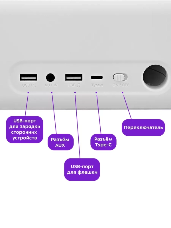 Часы настольные электронные КТ-3702 (3 в 1) - 23 Вт