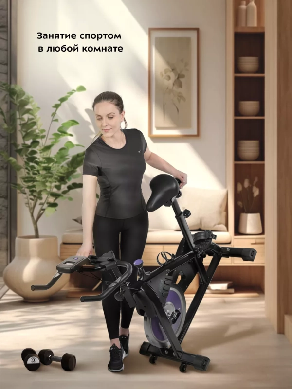 Велотренажер для дома с сиденьем КТ-6085