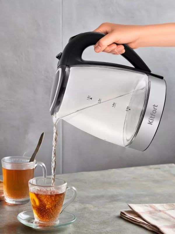 Чайный набор чайник электрический заварочный КТ-6651