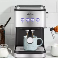 Кофеварка рожковая с капучинатором КТ-7140 - 1050 Вт