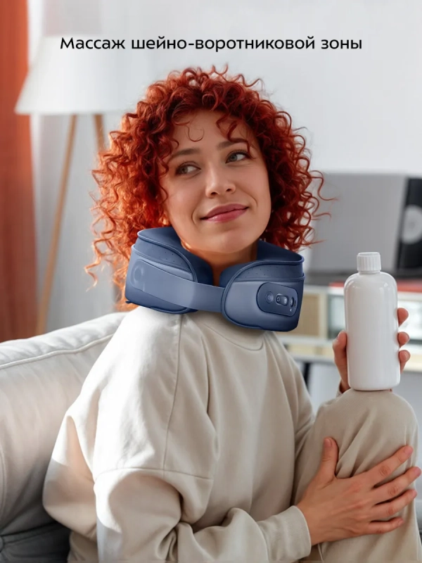 Массажер для шеи с голосовым помощником КТ-5917 - 6 Вт Массажер для шеи с голосовым помощником КТ-5917 - 6 Вт