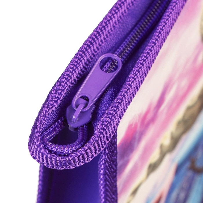 Папка пластиковая для тетрадей А5, на молнии, Холодное сердце Папка пластиковая для тетрадей А5, на молнии, Холодное сердце