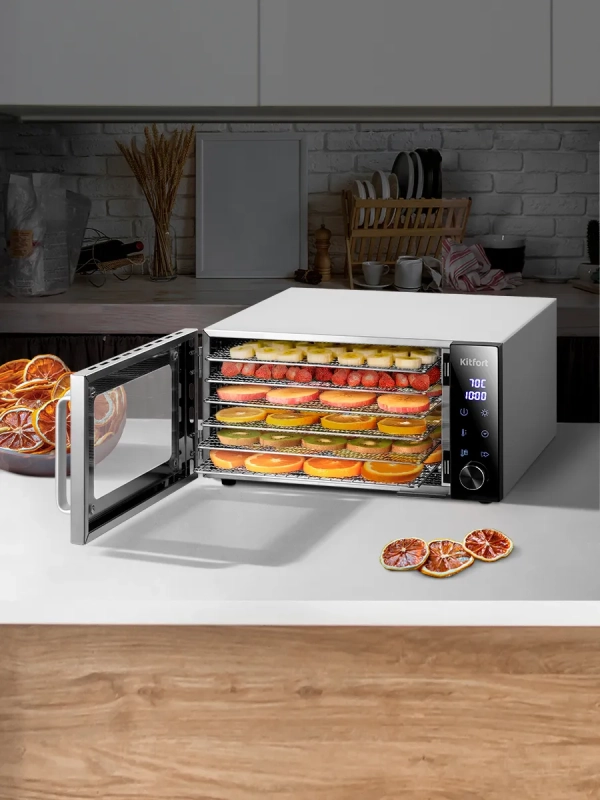 Сушилка для овощей и фруктов электрическая КТ-4938 - 550 Вт Сушилка для овощей и фруктов электрическая КТ-4938 - 550 Вт