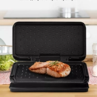 Электрогриль КТ-3606 двусторонний гриль электрический 1000Вт