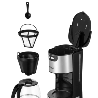 Кофеварка электрическая капельная КТ-7329 - 800 Вт - 1,5 л