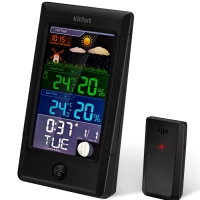 Метеостанция КТ-3322 термометр, погодная станция, часы