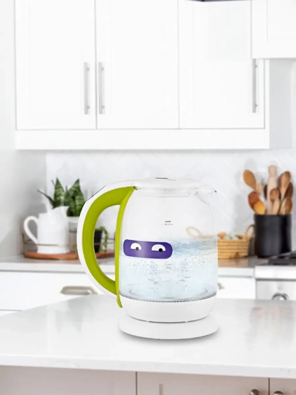 Чайник электрический стеклянный с подсветкой КТ-6140 - 1.7 л