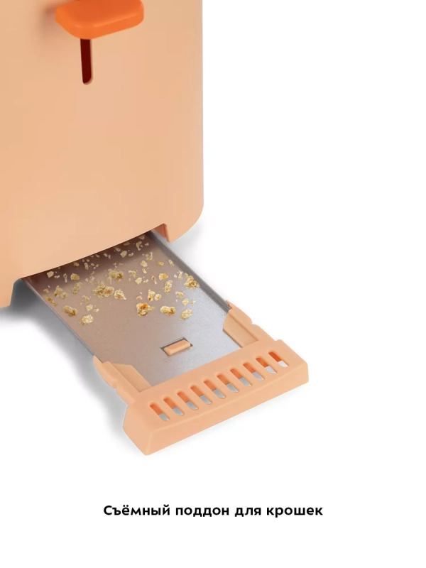 Тостер для хлеба с поддоном КТ-6214 - 980 Вт