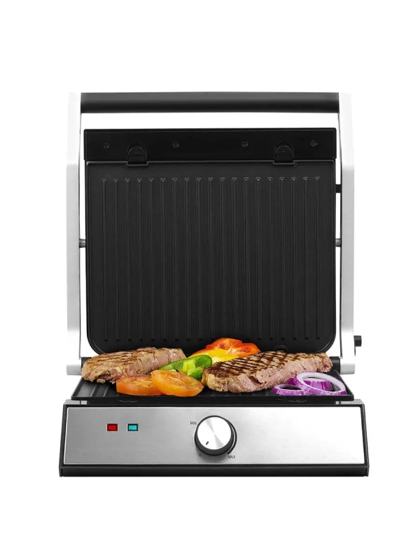 Электрогриль КТ-1653 двусторонний гриль электрический 2000Вт