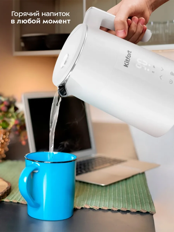 Чайник электрический с терморегулятором КТ-6715 - 1,5 л