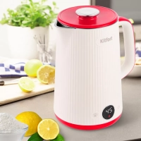 Чайник электрический металлический пластик КТ-6197 - 1.7 л Чайник электрический металлический пластик КТ-6197 - 1.7 л