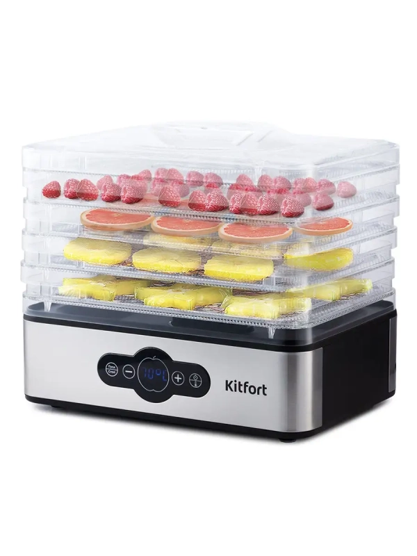 Сушилка для овощей и фруктов КТ-1914 - 240 Вт Сушилка для овощей и фруктов КТ-1914 - 240 Вт