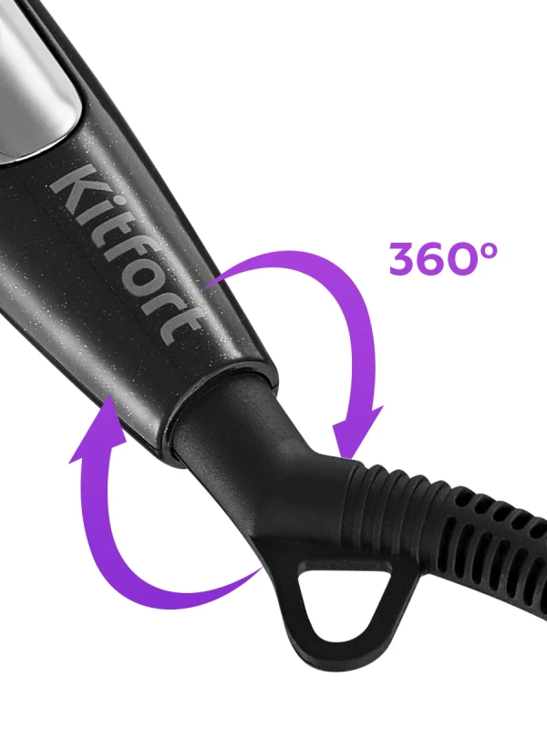 Стайлер для волос щипцы для волн КТ-3282 - 120 Вт