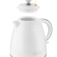 Чайник электрический белый КТ-681 - 1.7 л Чайник электрический белый КТ-681 - 1.7 л