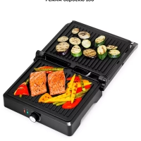 Электрогриль КТ-3662 двусторонний гриль электрический 2000Вт
