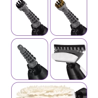 Паровая швабра и пароочиститель с насадками КТ-1088 (2 в 1)