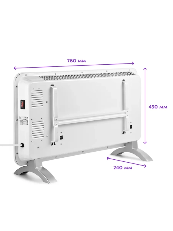 Конвекторный обогреватель электрический КТ-2708 - 1500 Вт Конвекторный обогреватель электрический КТ-2708 - 1500 Вт