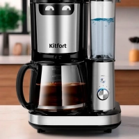 Кофемашина автоматическая капельная с кофемолкой КТ-7285 Кофемашина автоматическая капельная с кофемолкой КТ-7285