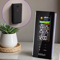 Метеостанция домашняя погодная станция часы КТ-3378