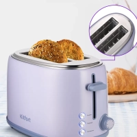 Тостер для хлеба с поддоном КТ-6215 - 980 Вт