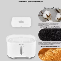 Поилка для кошек автоматическая фонтанчик КТ-4048 - 2.5 л