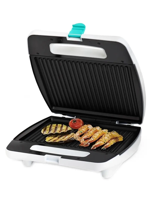 Электрогриль КТ-1671 двусторонний гриль электрический 1400Вт