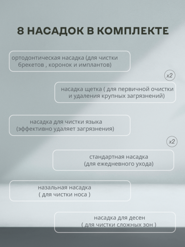 Ирригатор для зубов портативный с насадками Ирригатор для зубов портативный с насадками