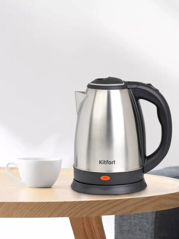 Чайник электрический металлический КТ-6158 - 1.8 л
