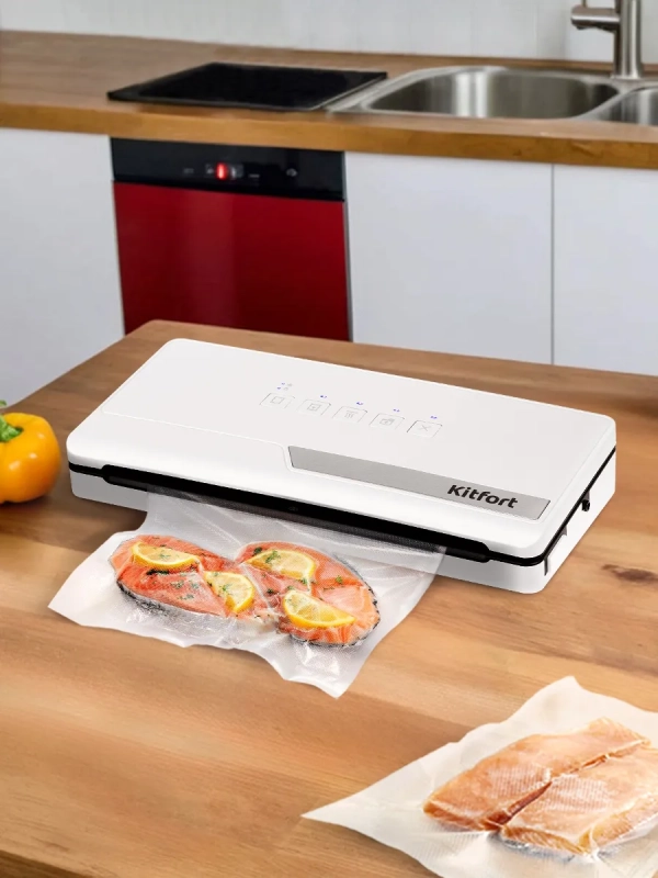 Вакууматор вакуумный упаковщик для продуктов КТ-1556 110 Вт Вакууматор вакуумный упаковщик для продуктов КТ-1556 110 Вт