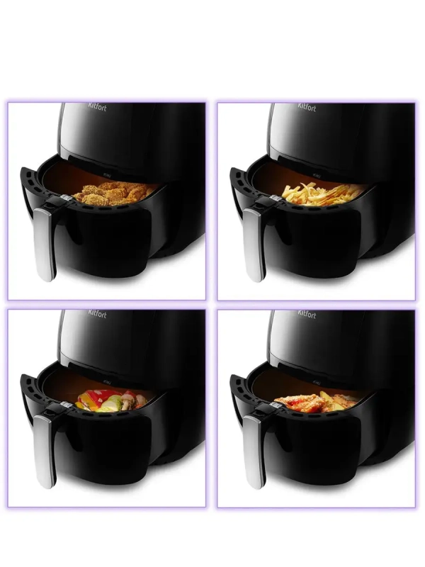 Аэрогриль электрический КТ-2220 - 6 л - 1800 Вт